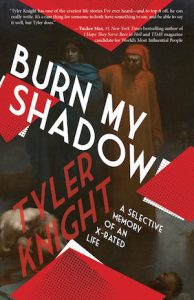 Cover of Burn My Shadow by Tyler Knight; two people standing side by side